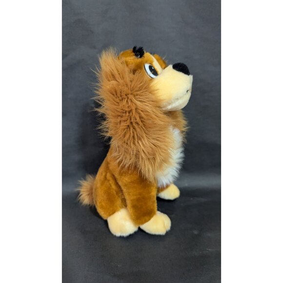 Goffa  Cocker Spaniel Dog plush stuffed animal toy  9" brown black - Picture 5 of 8